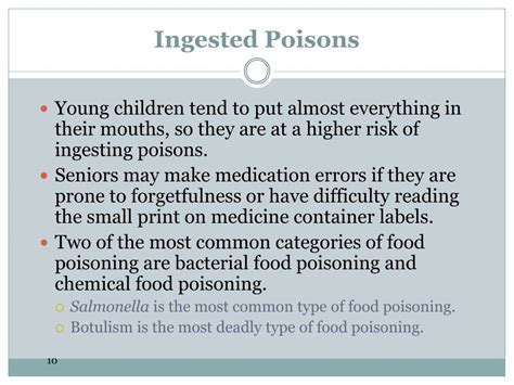 Ppt Poisoning Powerpoint Presentation Free Download Id4827653