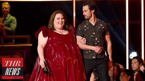 Chrissy Metz Fires Back At Critics Of Her Red Latex Mini Dress Thr News Youtube