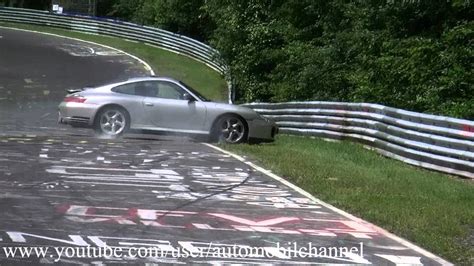 Porsche Almost Crash Accident Unfall Big Moment Spin Lucky Nordschleife