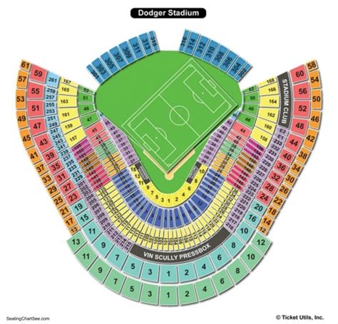 Dodger Stadium Loge Seating Chart Stadium Seating Chart