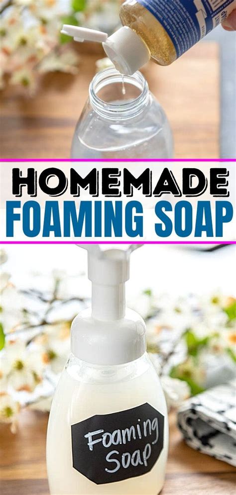 Easy Homemade Moisturizing Foaming Hand Soap Diy Foaming Hand Soap
