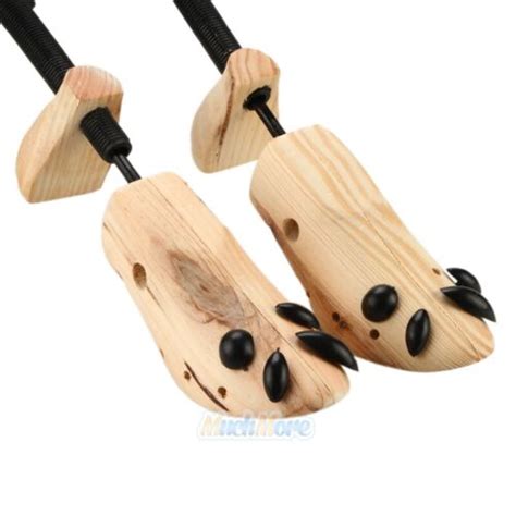 Pair Of Adjustable 2 Way Expander Wooden Shoe Stretcher For Us Mens