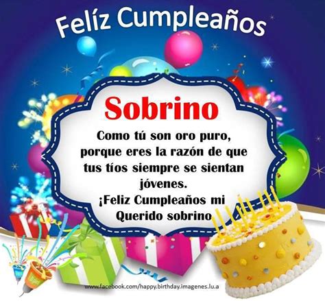 Happy Birthday Sobrino Imagenes Birthdayzj