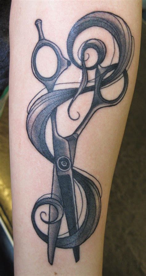 Tatuajes De Peluquería Hair Scissor Tattoos Hair Tattoos Love Tattoos