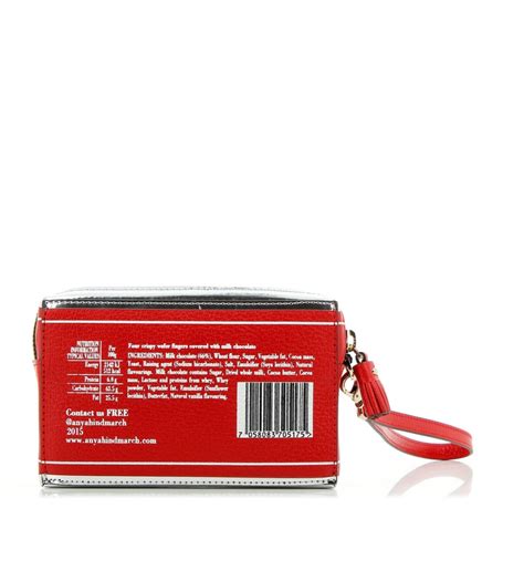 Lyst Anya Hindmarch Kit Kat Clutch In Red