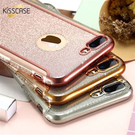 Kisscase Glitter Case For Apple Iphone 6 7 5s 5 6 6s 7 Plus Se Case 2