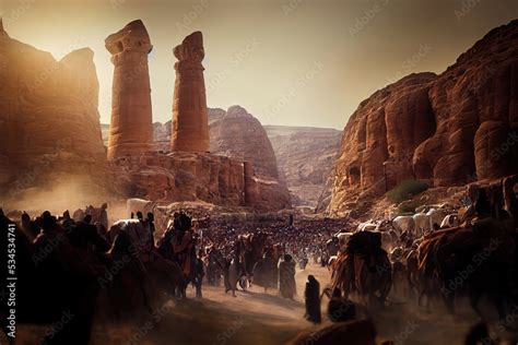 Ai Generated Image Of Old Testament Exodus Israelites Of Egypt With
