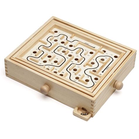 Wooden Labyrinth Puzzle Wooden Labyrinth Wood Labyrinth Labyrinth
