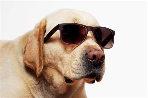 Labrador Retriever Wearing Sunglasses Stock Photo Image 39695906