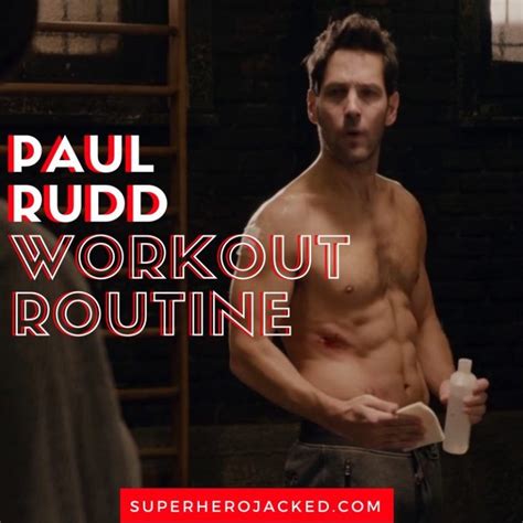 Paul Rudd Workout Routine And Diet Plan Train Like Ant Man Paul