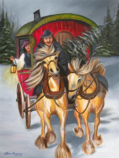 Gypsy Christmas Painting By Lora Duguay