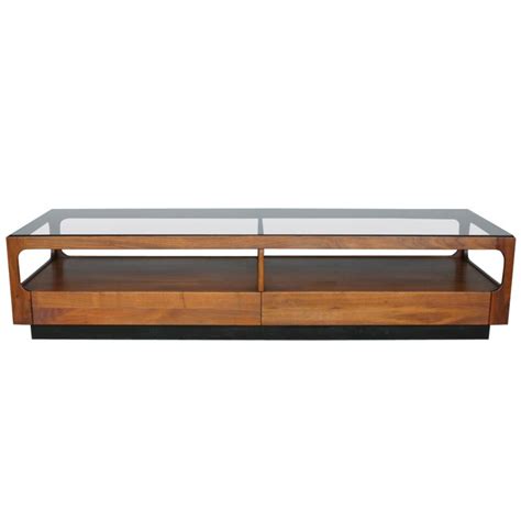 4.5 out of 5 stars with 2 ratings. Walnut & Smoked Glass Coffee Table By John Keal