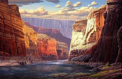 Sunlit Canyon Wallpaper Nature And Landscape Wallpaper Better