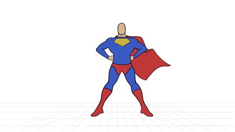 Animation 2d Superman Take Off Breakdown Youtube