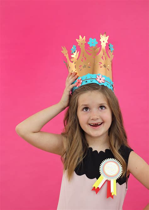 Ideas For Celebrating Kids Birthdays Diy Paper Crowns Persia Lou