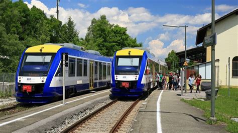 Mit Der Bayrischen Regiobahn Nach Salzburg