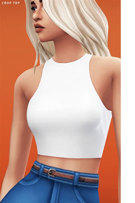 Sims 4 Maxis Match Finds — Grimcookies Crop Top I