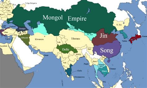 How The Borders Of Asia Changed During The Middle Ages