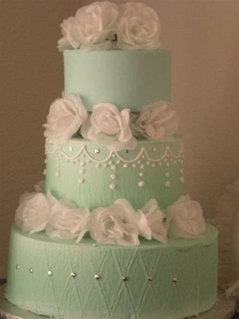 24 Gentle Mint Green Colored Wedding Cakes Weddingomania