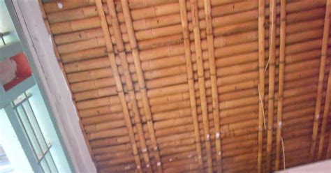Seperti contoh desain pagar kayu modern dibawah ini: Izzurau Kayu: Contoh Elemen Desain Rumah : Plafon Bambu di ...