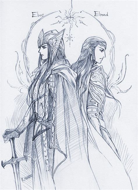 Eldamar — Elrond And Elros By Ironhill