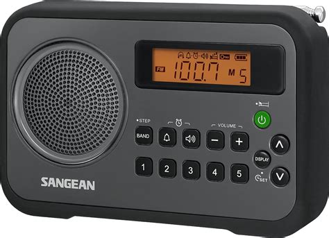 Sangean Pr D18bk Amfmportable Digital Radio With Protective Bumper