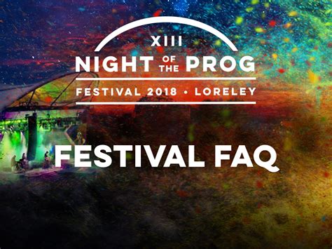 Festival Information 2018 Night Of The Prog Festival