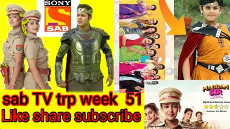 Sab Tv Trp This Week Online Sab Tv Online Trp This Week 51 Youtube