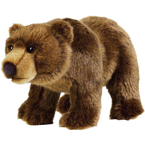 National Geographic Plush Grizzly Bear Stuffed Animals And Toys Baby