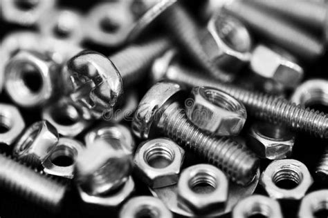 Nuts And Bolts Close Up Stock Photo Image Of Screws 135566450
