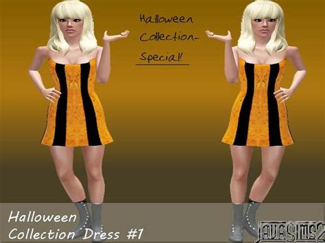 The Sims Resource Halloween Collection Dress 1 Javasims2