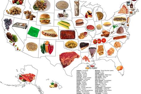 Map Determines What Food Best Represents Your State Eater