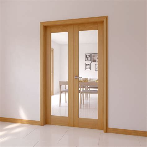 As another benefit, timber can be painted whatever colour you feel best matches your home, so interior designers love them! 1 Lite Clear Glazed Internal French Door Set, (H)2030mm (W ...