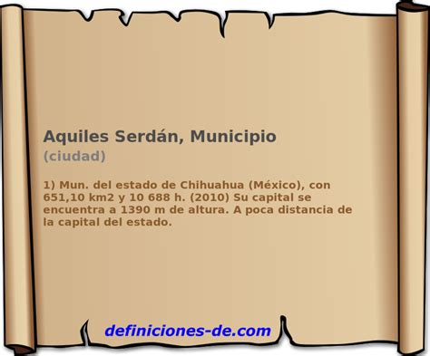 Aquiles Serdán Municipio Ciudad