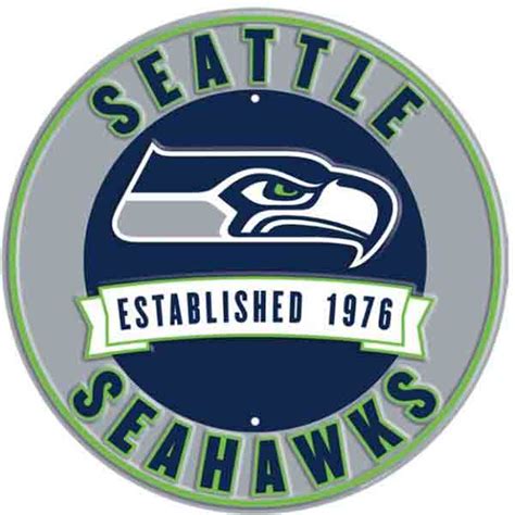 Seattle Seahawks Metal Sign Buy Online Now