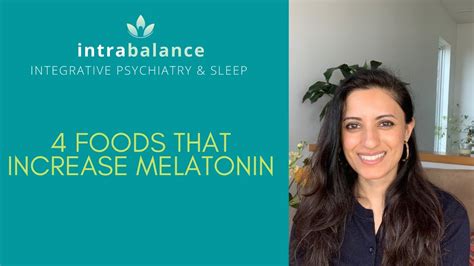 To increase cortisol and maintain its important functions. 4 Foods That Increase Melatonin - YouTube