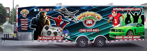 Video game truck for wedding events. Video Game Truck Birthday Party in Houston, Texas