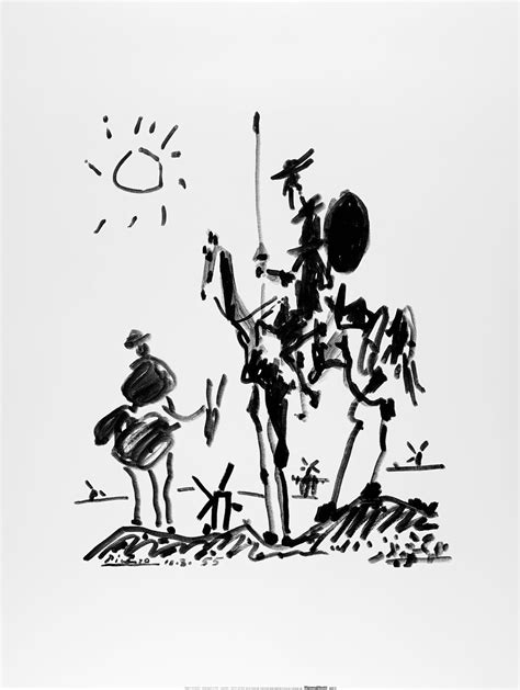 Pablo Picasso Don Quichotte Poster Kunstdruck Bei Germanpostersde