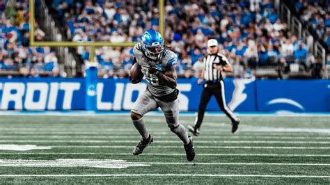 Detroit Lions Rookie Rb Jahmyr Gibbs Breaks Out With Huge Performance On Mnf
