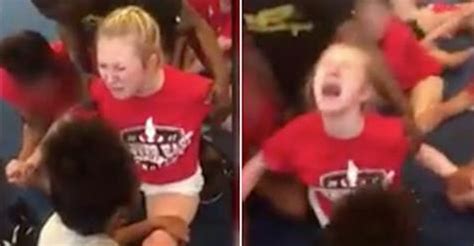Police Investigating Video Of Cheerleader Who Was Forced To Do Splits Iheart