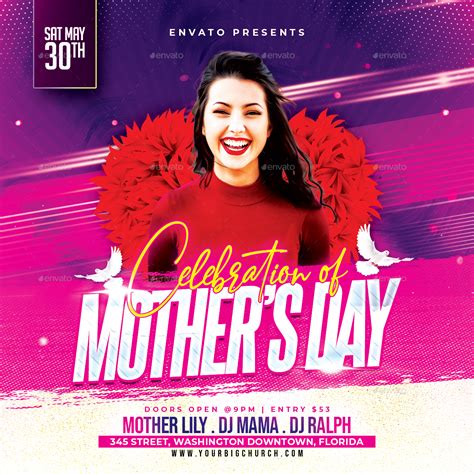 Mother S Day Flyer Poster Print Templates Graphicriver