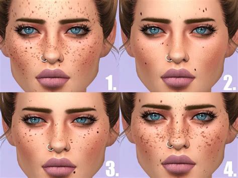 Sims 4 Ccs The Best Freckles And Moles By Savagesimbaby Sims Baby