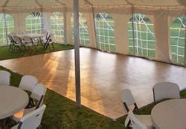 Take advantage of one of our special party packages to save time and money. Dance Floor Rentals | Garden City Tent & Party Rentals
