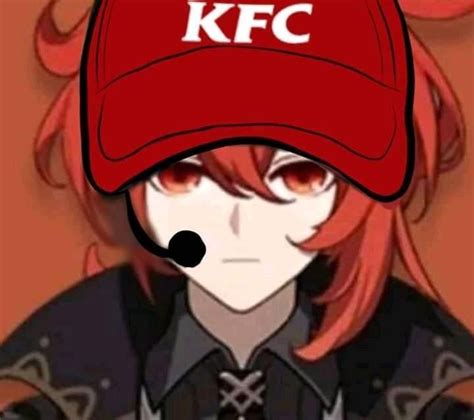 Kfc Diluc In 2021 Profile Picture Aesthetic Anime Anime