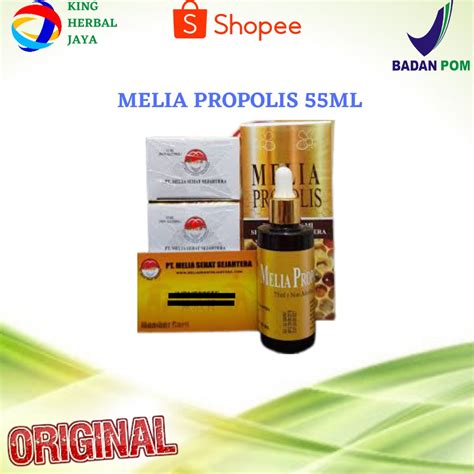 Jual MELIA PROPOLIS Kemasan 55 Ml Original 100 Shopee Indonesia