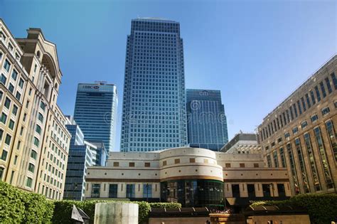 London Uk May 14 2014 Office Buildings Modern Architecture Of