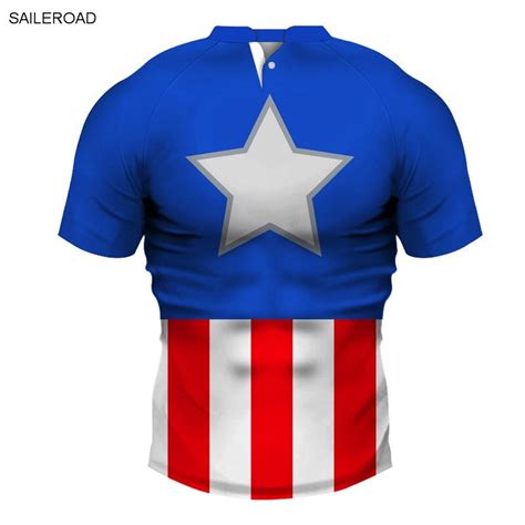 2019 captain america cosplay 3d t shirt men compression shirts top tees male print crossfit