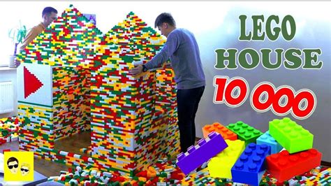 Building A Lego House 10000 Lego Pieces Youtube
