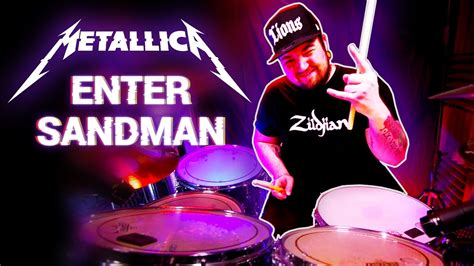 Metallica Enter Sandman Drum Cover Jamesm Youtube