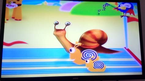 Three Snails Running Have A Race Baby Tv English Ident Youtube